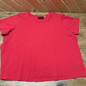Bob Mackie Wearable Art Red T-shirt Pullover 2XL